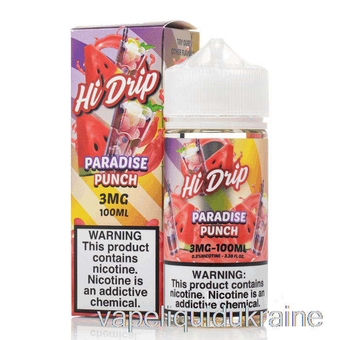 Vape Liquid Ukraine Paradise Punch - Hi-Drip E-Liquids - 100mL 3mg
